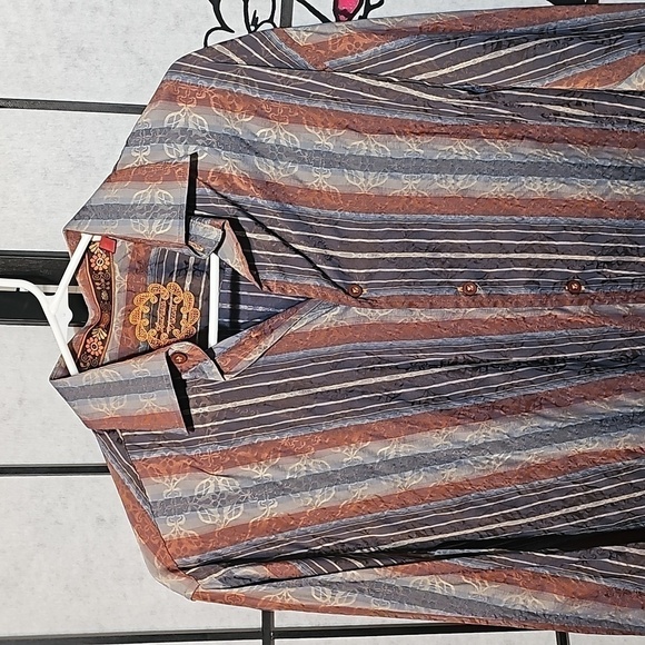 Luciano Visconti‎ Button Shirt Size Medium - Picture 2 of 6